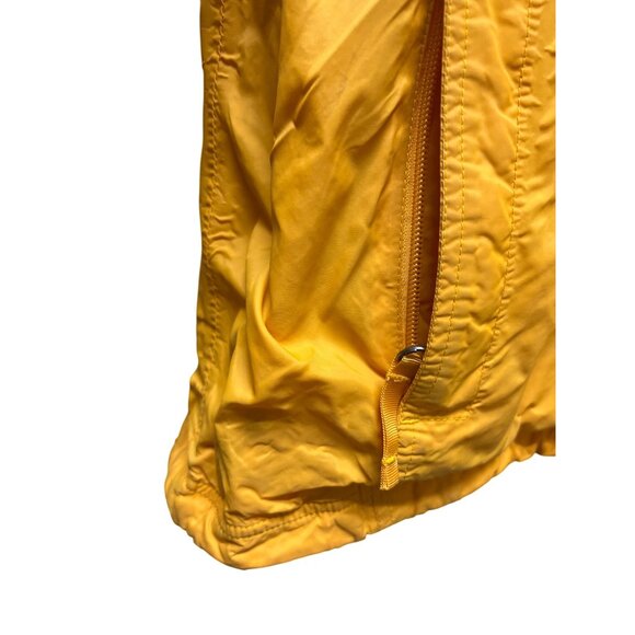 L.L. Bean Vintage 90's Yellow Softshell Hoodie Windbreaker Jacket - Picture 4 of 7